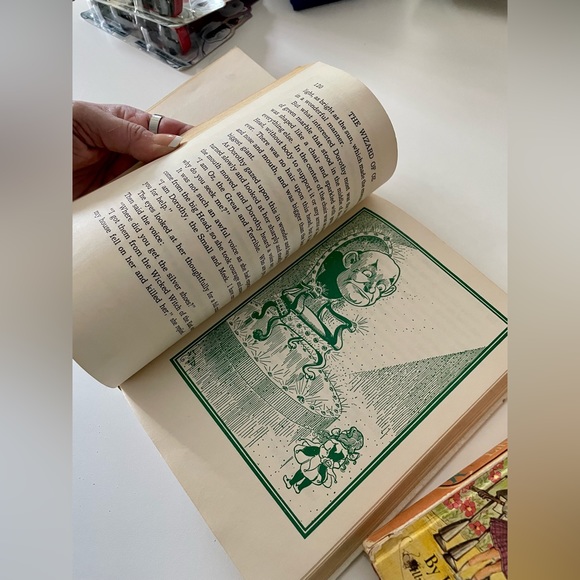 Vintage Books The Wizard of Oz L. Frank Baum/Jungle Book/WIZ split book 1963 - Picture 11 of 16